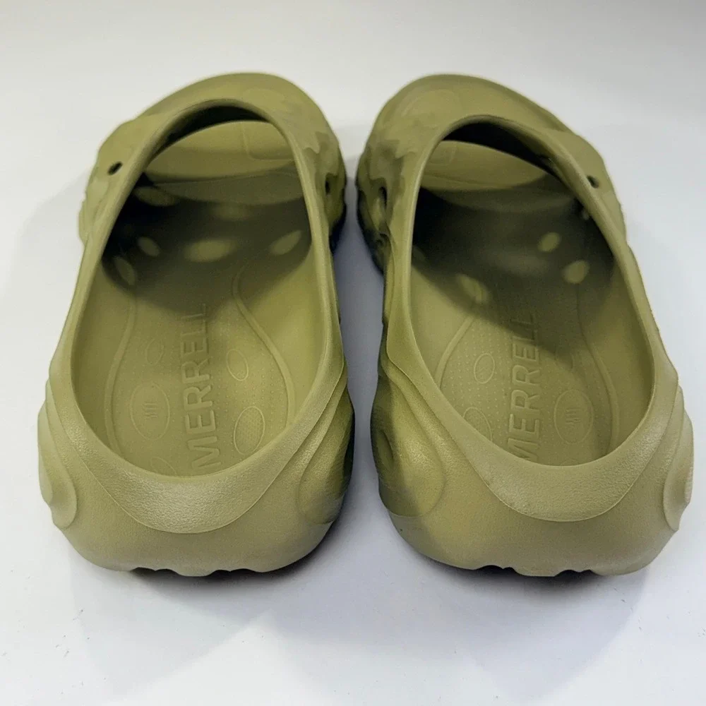 Merrell Hydro Slide 2 Sandal Mens 11 Mosstone Green Rubber Sport Comfort Outdoor